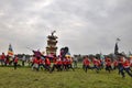 GAOZHOU, CHINA Ã¢â¬â CIRCA MARCH 2019: Nian Li a unique traditional festival holds in the west of Guangdong Province, China.